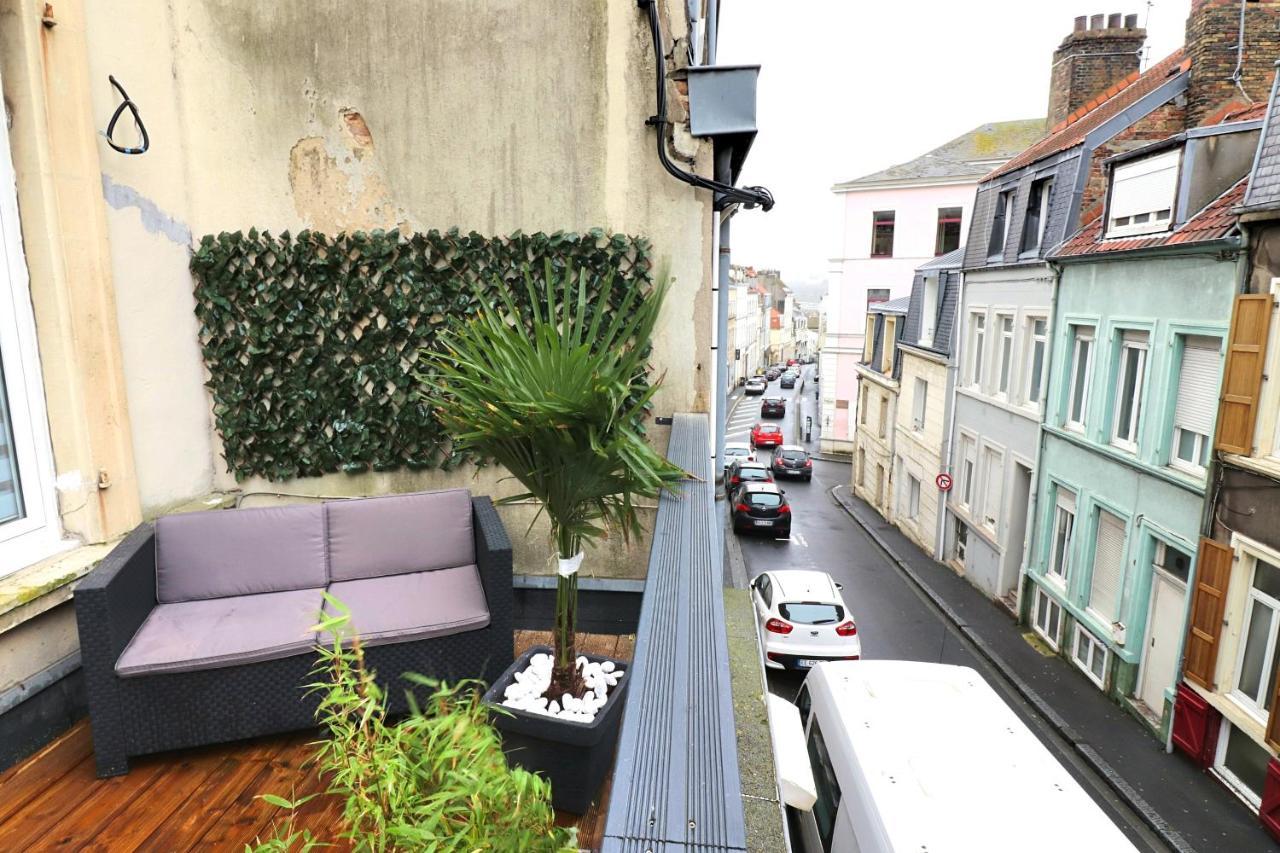Grand Studio Terrasse Centre Historique Restaurant Nausicaa Boulogne-sur-Mer Buitenkant foto