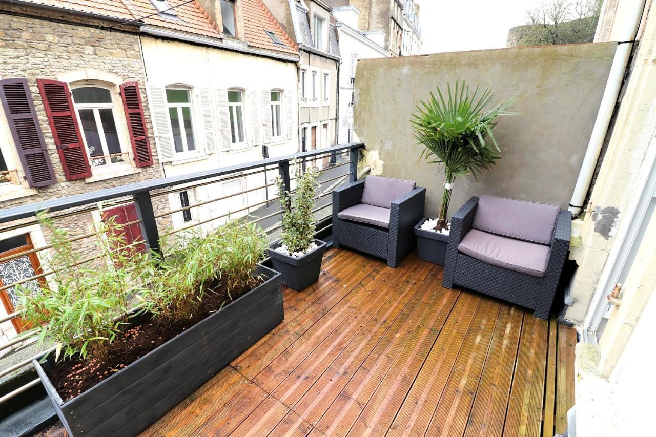 Grand Studio Terrasse Centre Historique Restaurant Nausicaa Boulogne-sur-Mer Buitenkant foto